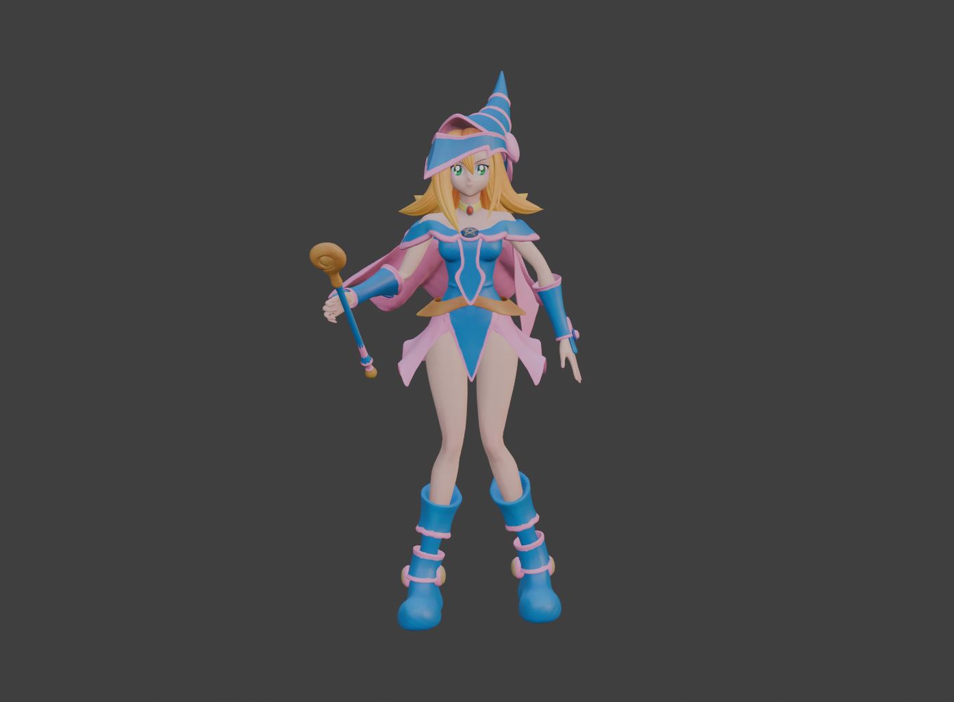 Dark Magician Girl from Yu-Gi-Oh