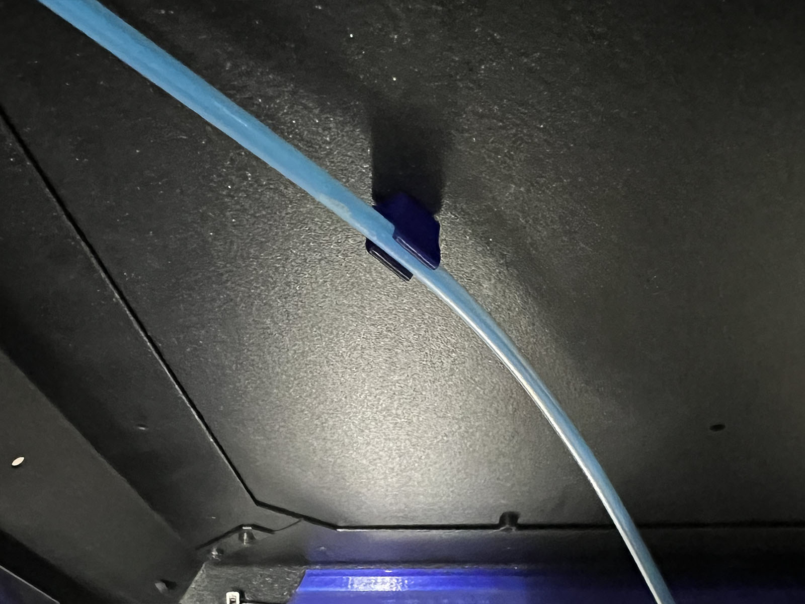 Pop-in PTFE tube clip for Prusa Original Enclosure