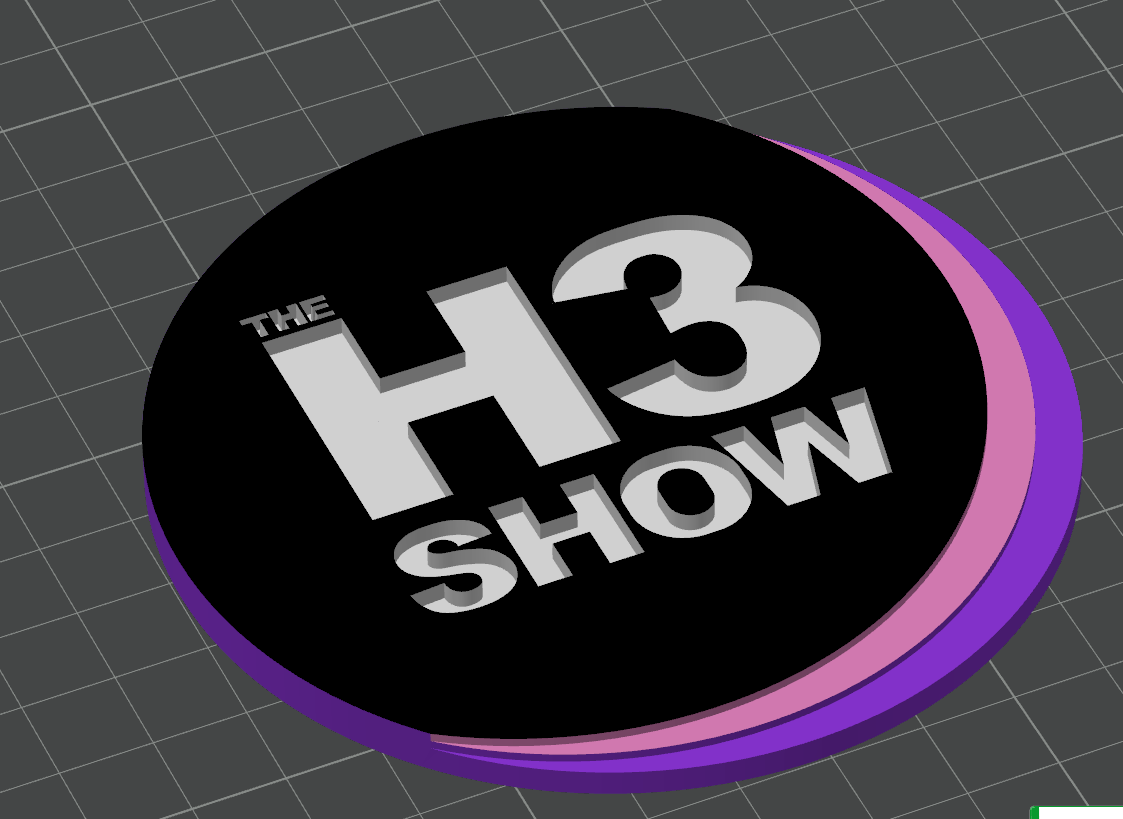 H3 Show Logo - Wall Plaque, Coaster, & Keychain