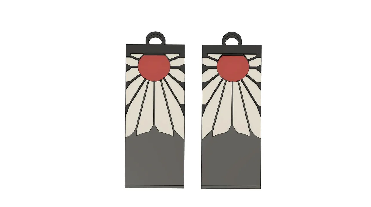 Tanjiro Earring (Demon Slayer anime) by marroquino Download - Main Image