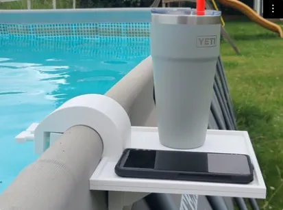 Clamp on Pool Tray