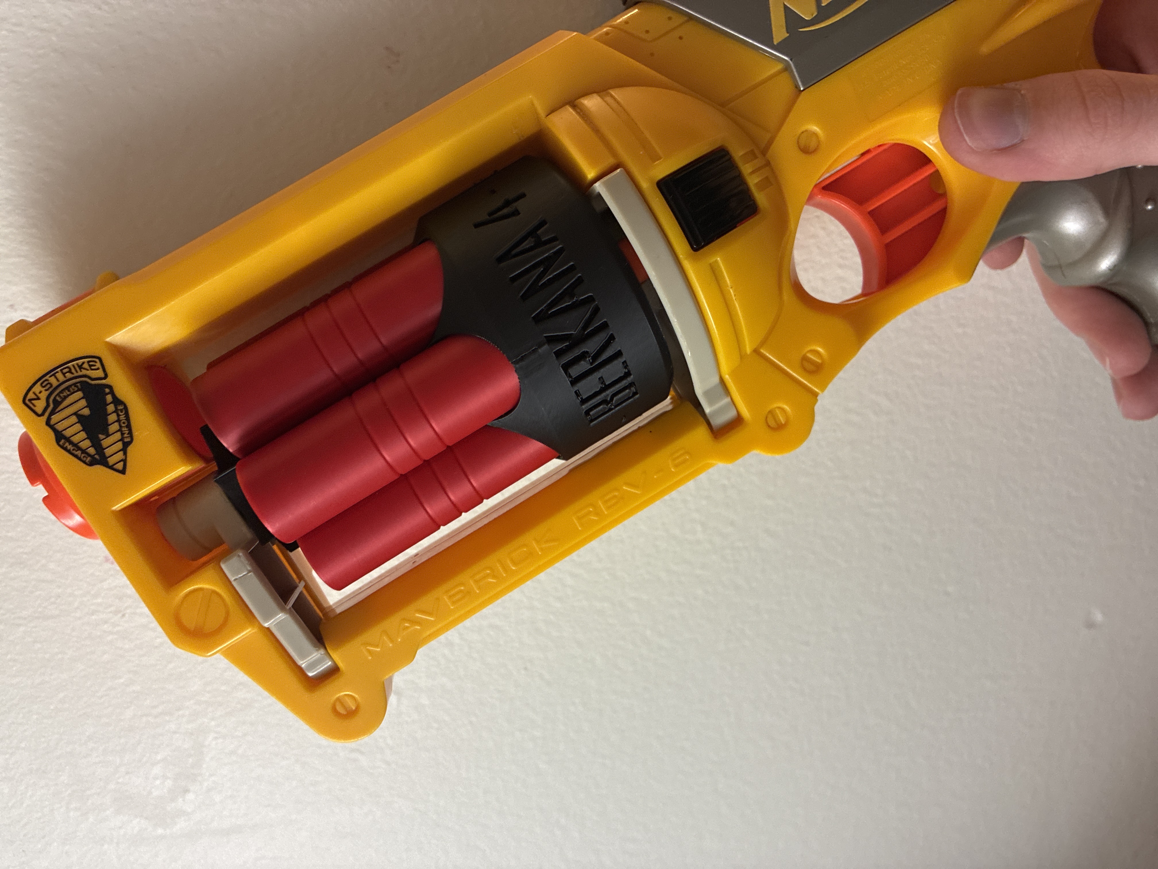 Modular Cylinder for Nerf Rev-6 Maverick V1.4 [BERKANA]