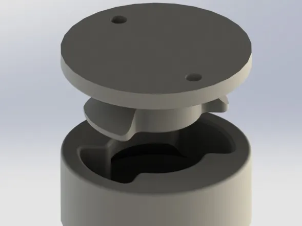 wall mount (quarter-turn fixing)
