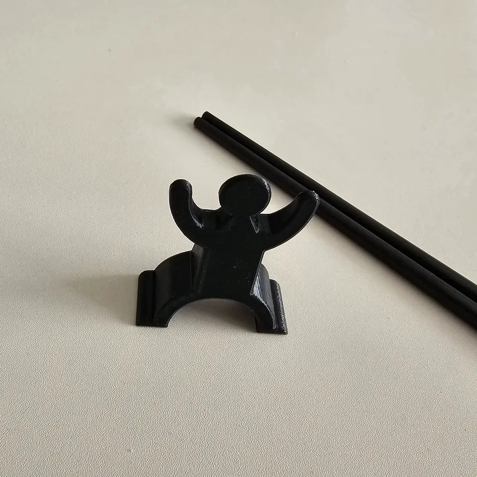 Chopstick Carrier: Easy One-Piece Chopstick Rest by Ronan
