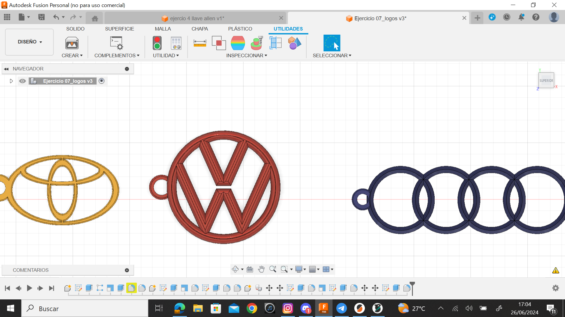 llavero volkswagen