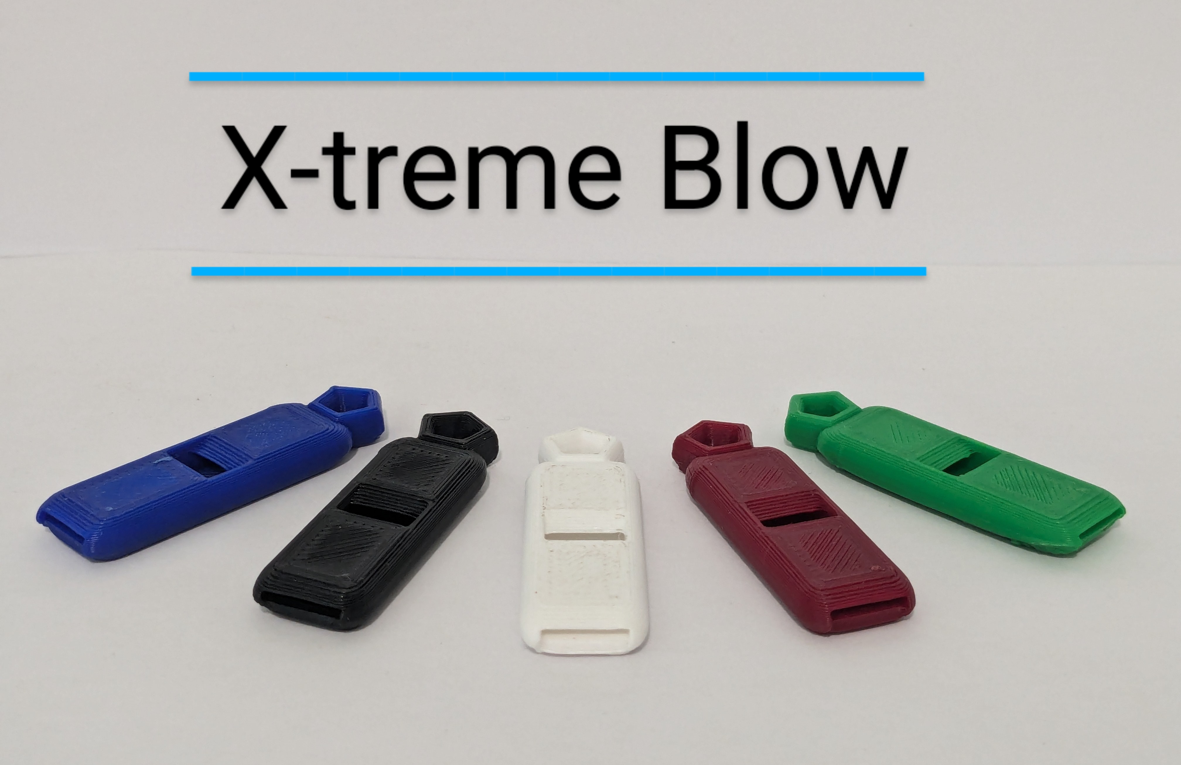 X-treme Blow (emergency whistle) 3D model thumbnail