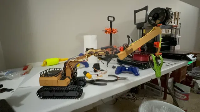 Crane attachment (RC excavator)