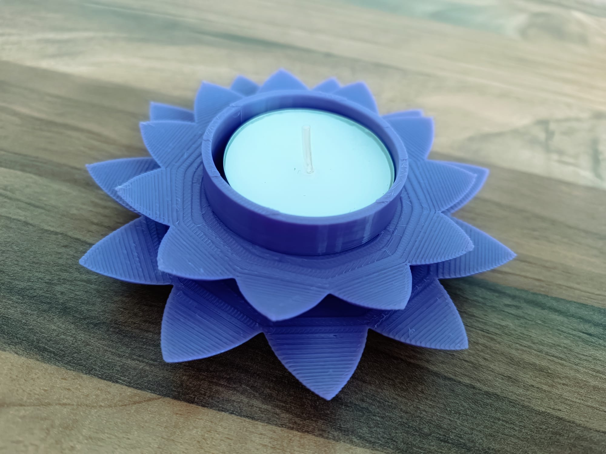 Miniatura 4 do modelo 3D Lotus Flower Tealight Holder Lotus Flower Floating Candle Holder