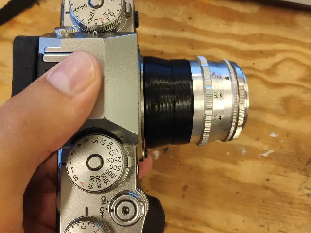 Agfa Silette to fuji X adapter