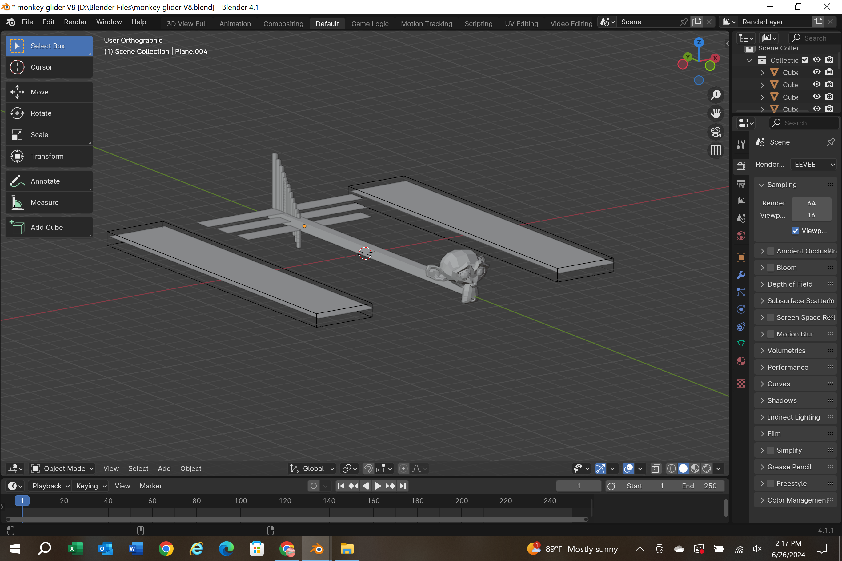 simple monkey glider v7