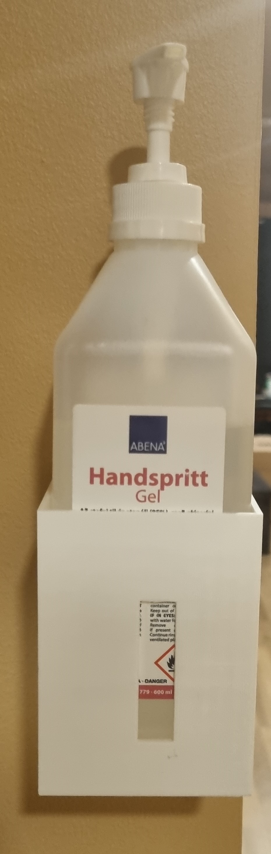 Hand sanatizer wall mount by Siggi Bjarnason | Download free STL model ...