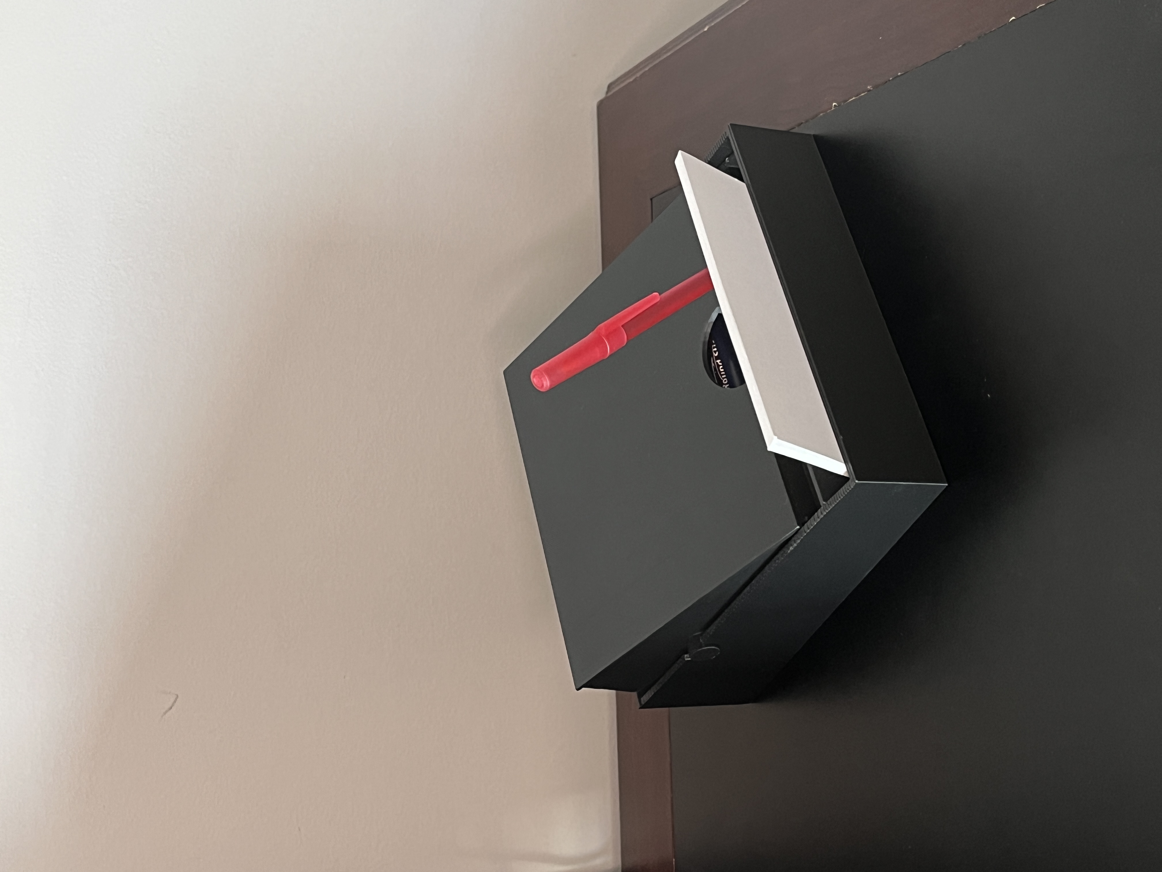 Pen Dispenser and Card Holder 3D model thumbnail