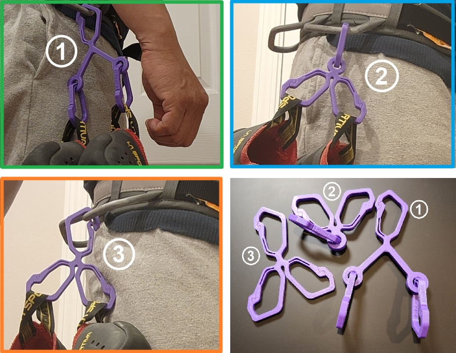 #0174 Rock Climbing Shoe Carrier [3 variants to choose from]