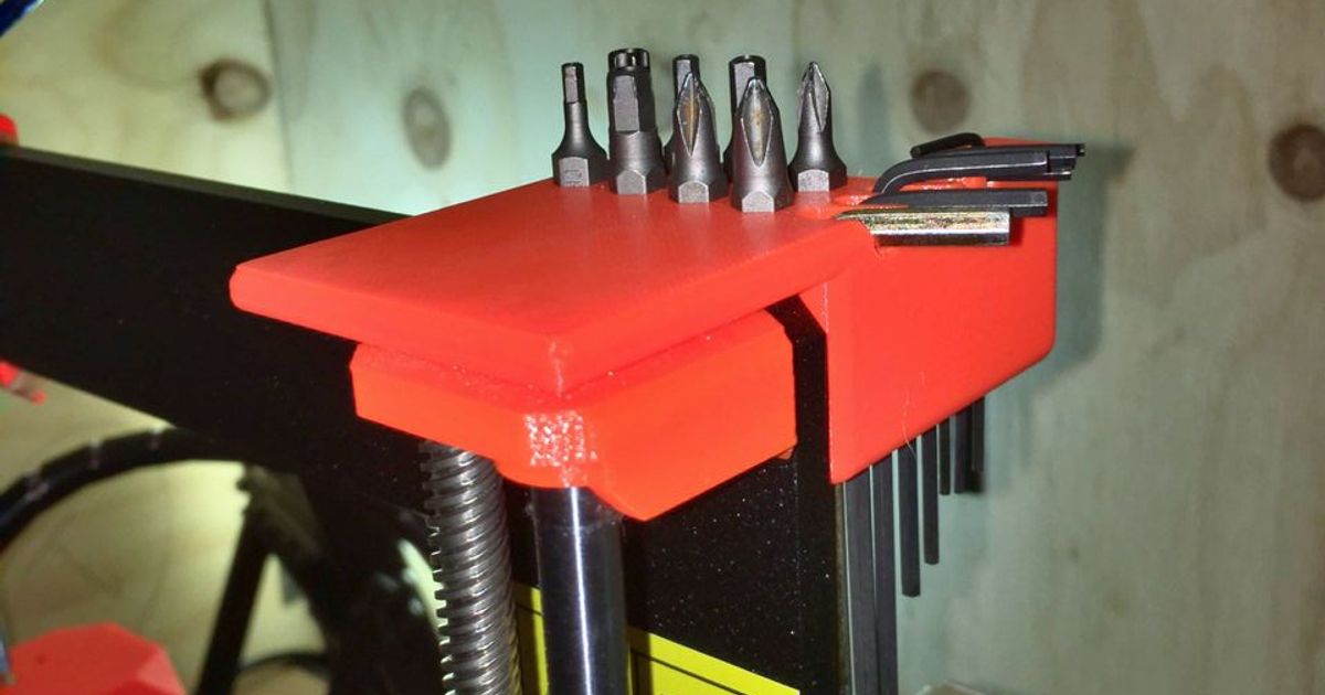 Prusa MK3 ClipOn Tool Holder by Steve_AU Download free STL model