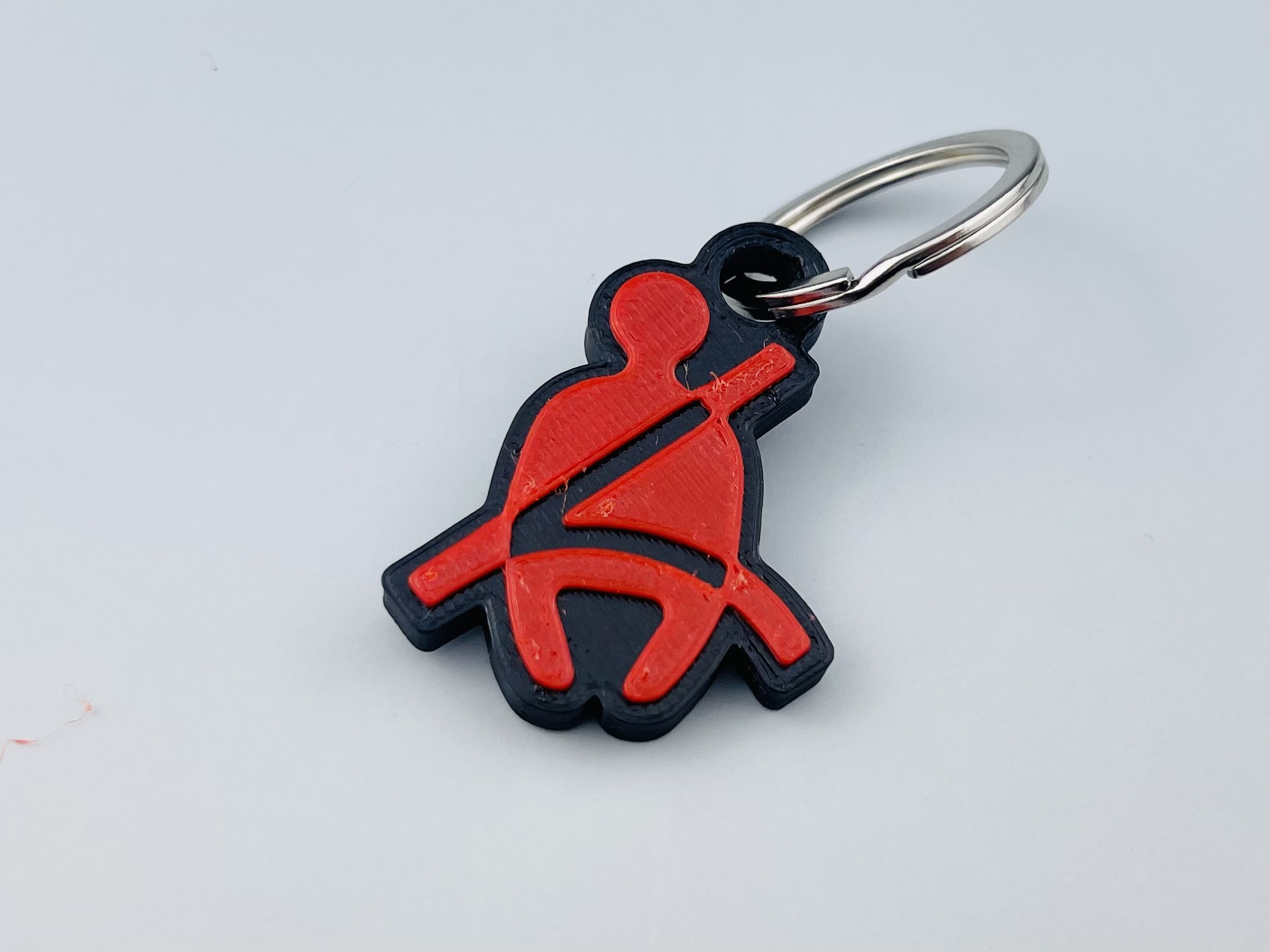 Seatbelt Warning Light KeyChain