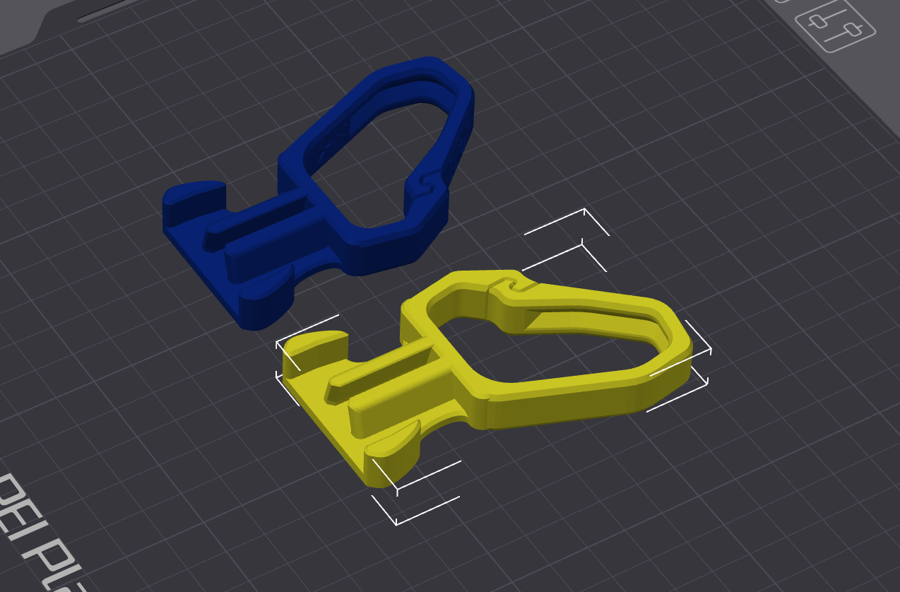 Rugged "D" Strong Snap Buckle - Remix 3D model thumbnail