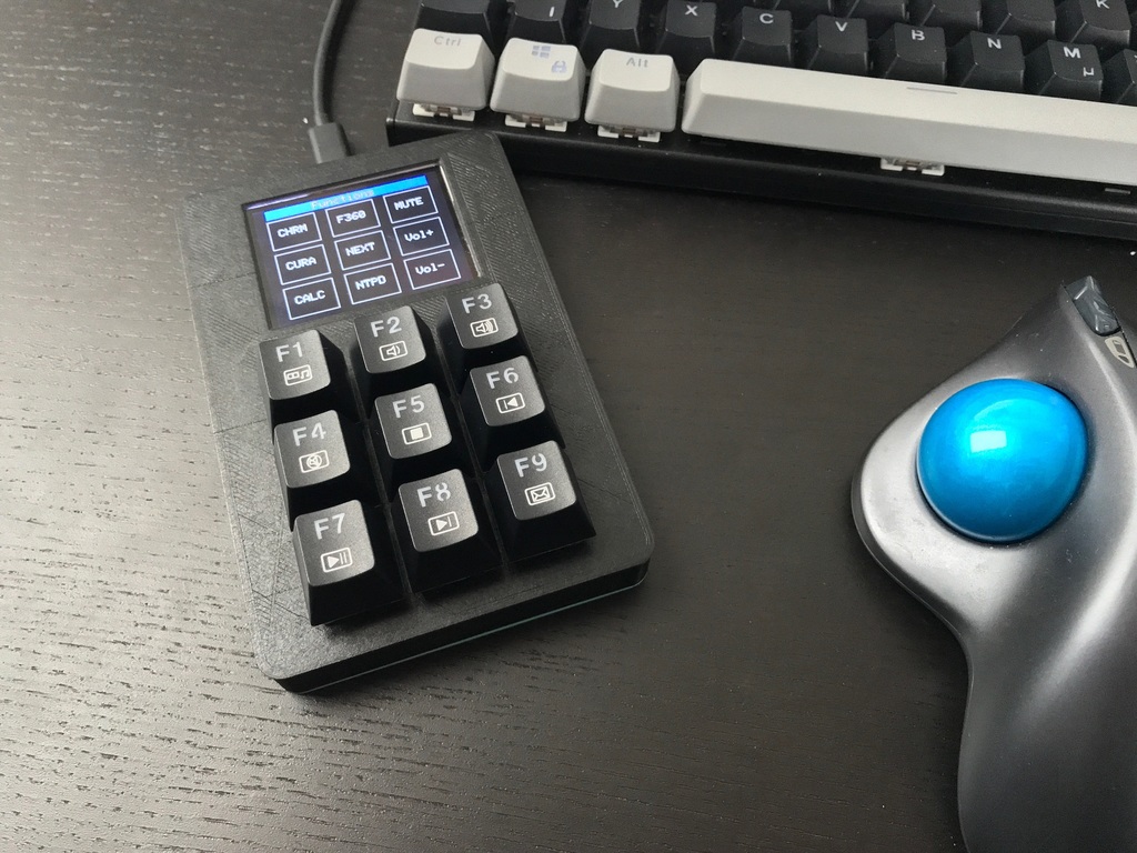 Custom Mechanical Keypad with Display