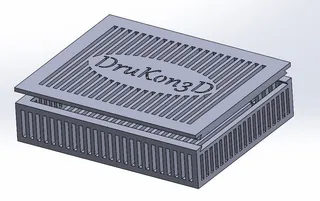 Trockenbox, Silica Box mit Deckel, silica box with lid