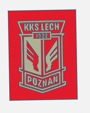 Lech Poznan Crest by 3D Clubs | Download free STL model | Printables.com