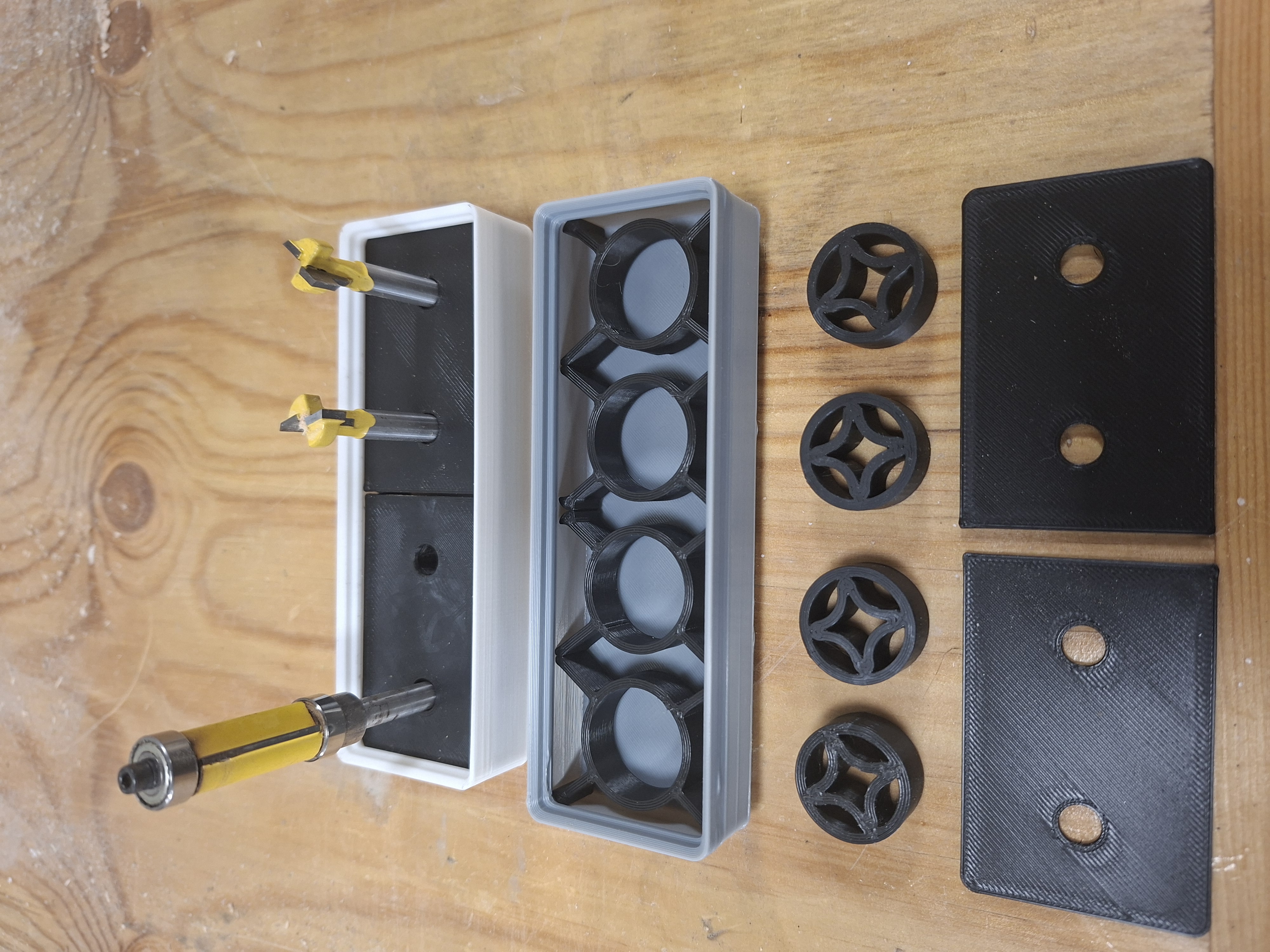 Miniatura 3 do modelo 3D Gridfinity router bit insert modular