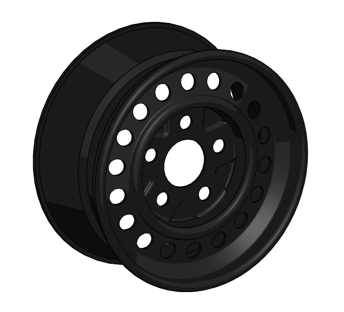 Small Steelie Rim - 05 by Corsa Racer | Download free STL model ...