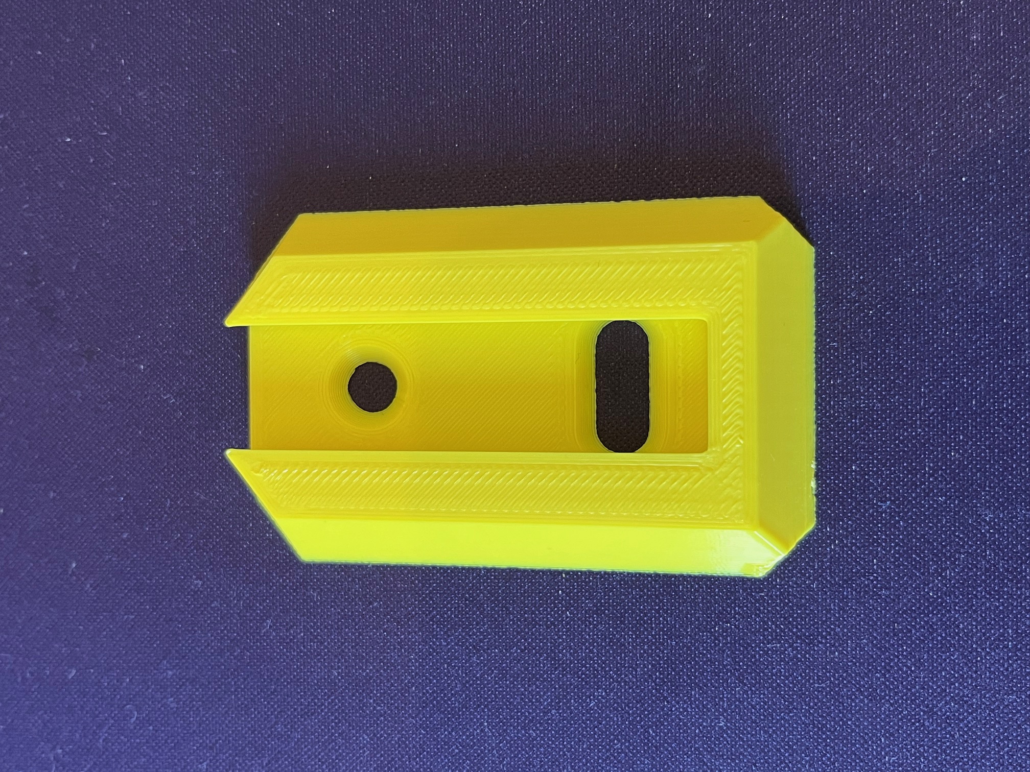 Wall Mount V2 Slotted 3D model thumbnail