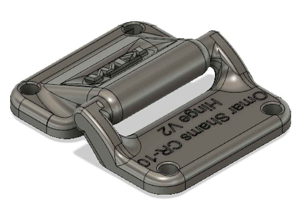 Miniatura 2 do modelo 3D Strong hinge