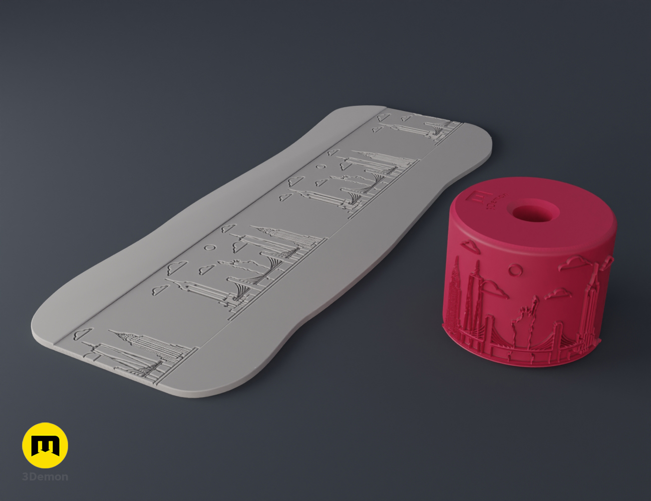 Miniatura 23 do modelo 3D Independence Day Texture Rollers