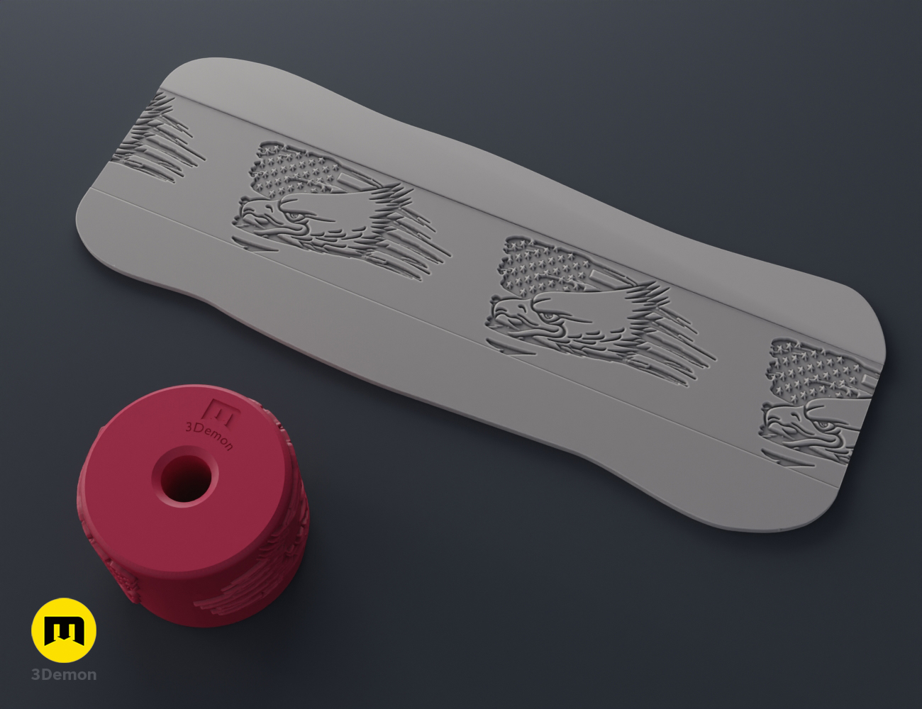 Miniatura 27 do modelo 3D Independence Day Texture Rollers