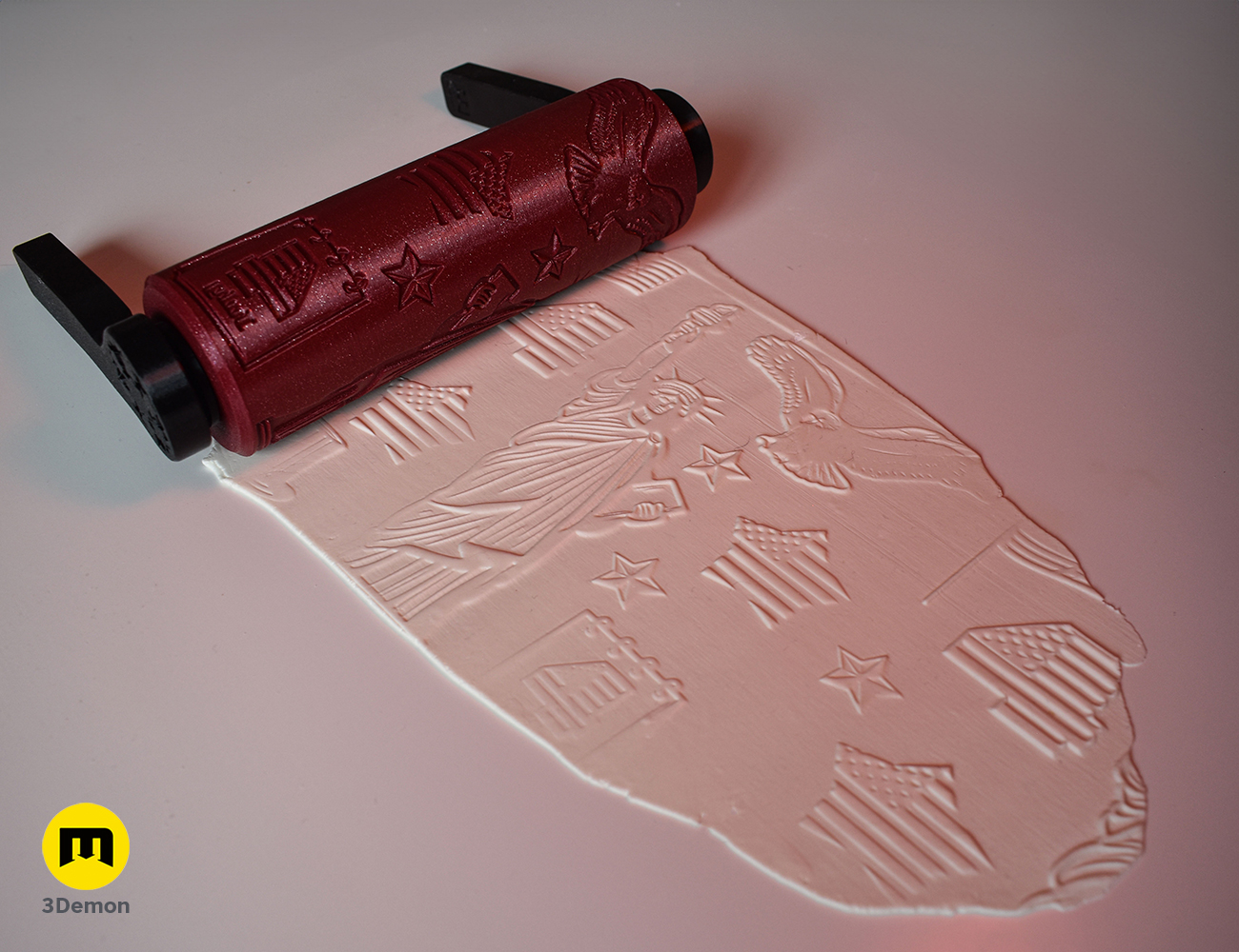 Miniatura 10 do modelo 3D Independence Day Texture Rollers