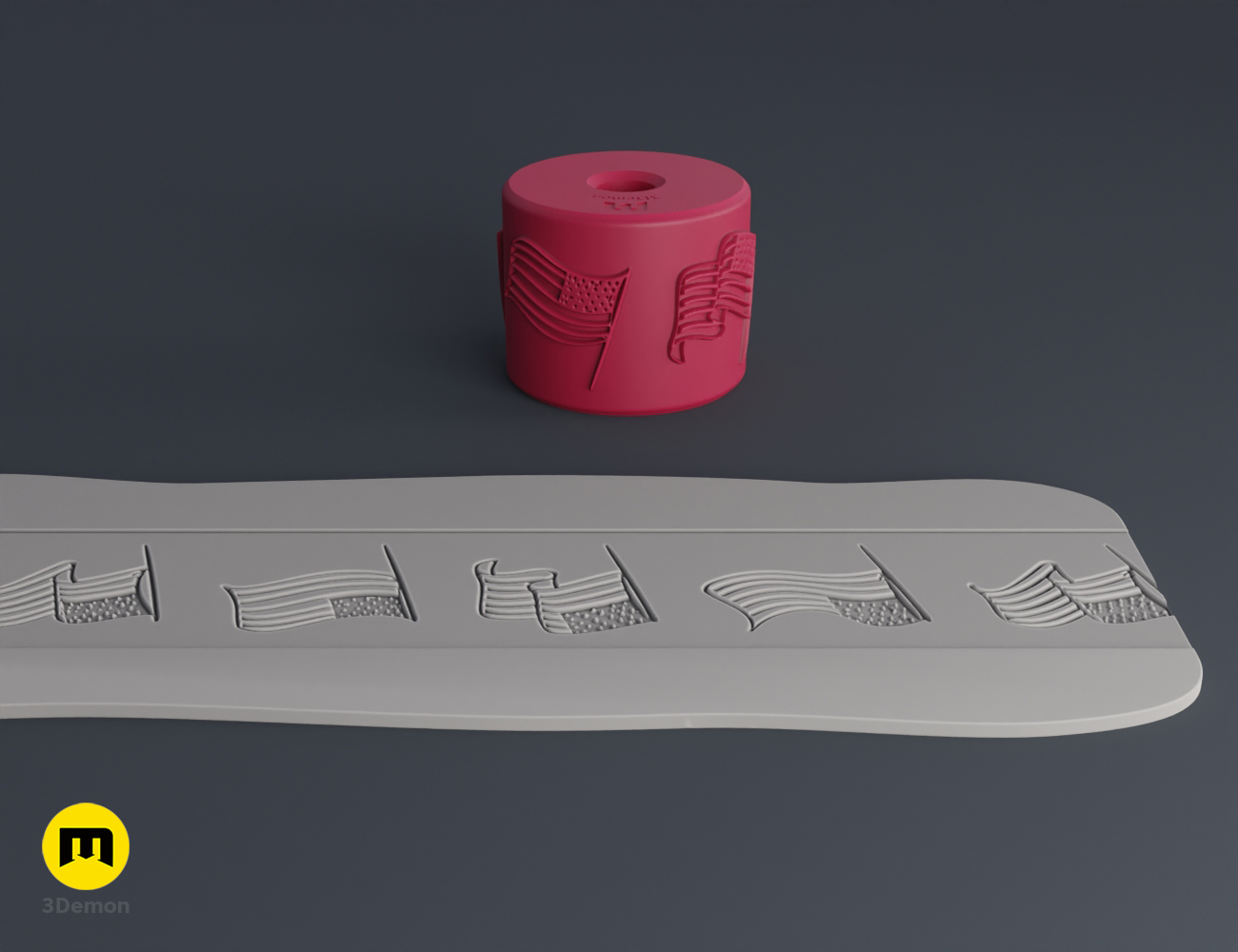 Miniatura 28 do modelo 3D Independence Day Texture Rollers