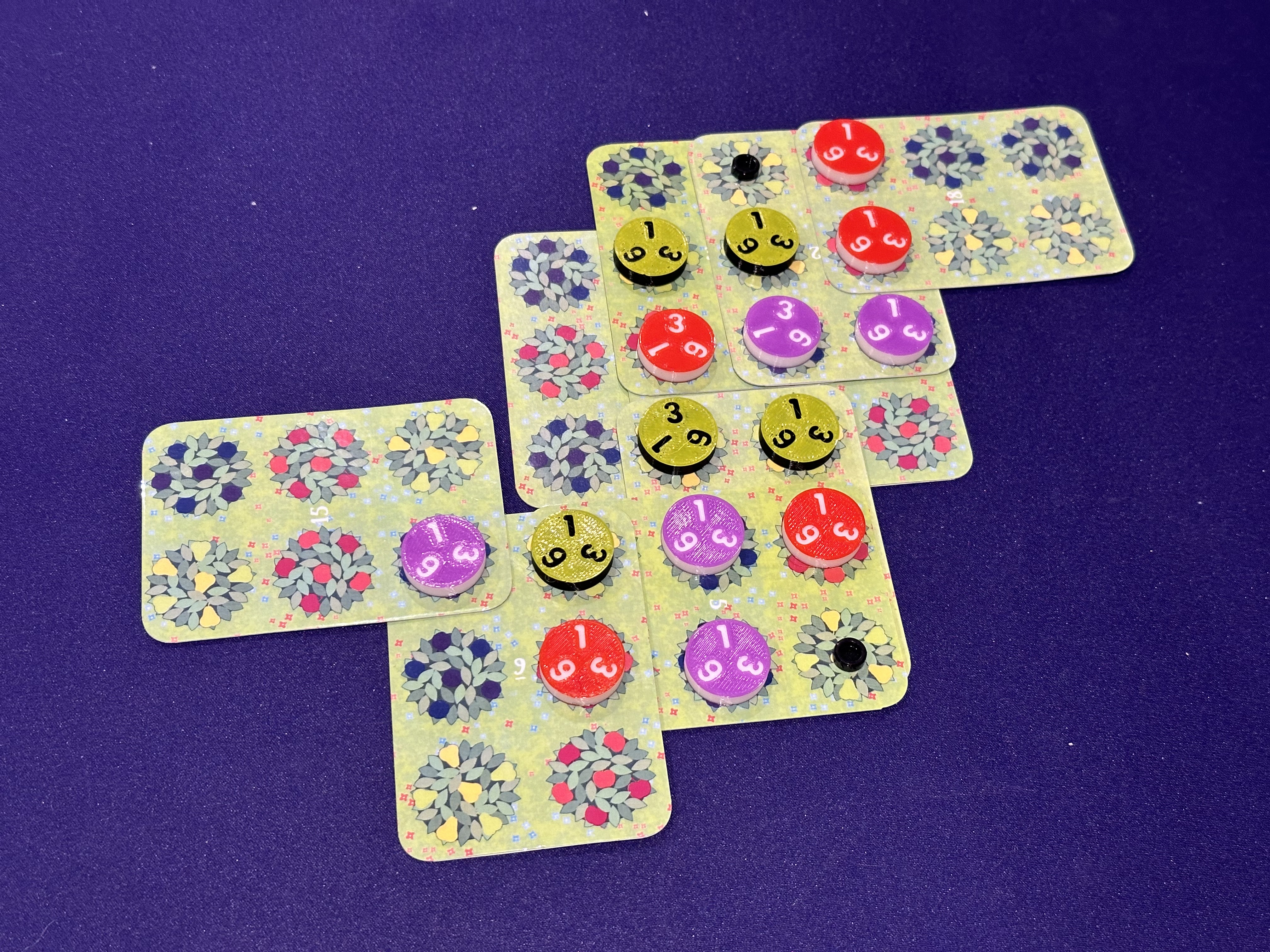 Orchard Fruit Counter Tokens