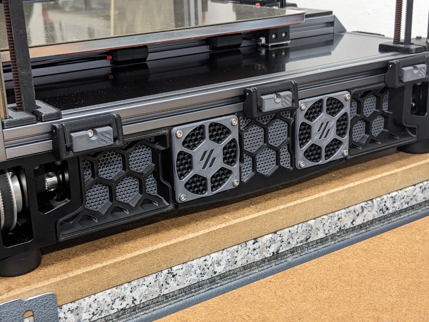 Plug-In Mesh Inserts for Voron 2.4 Skirts
