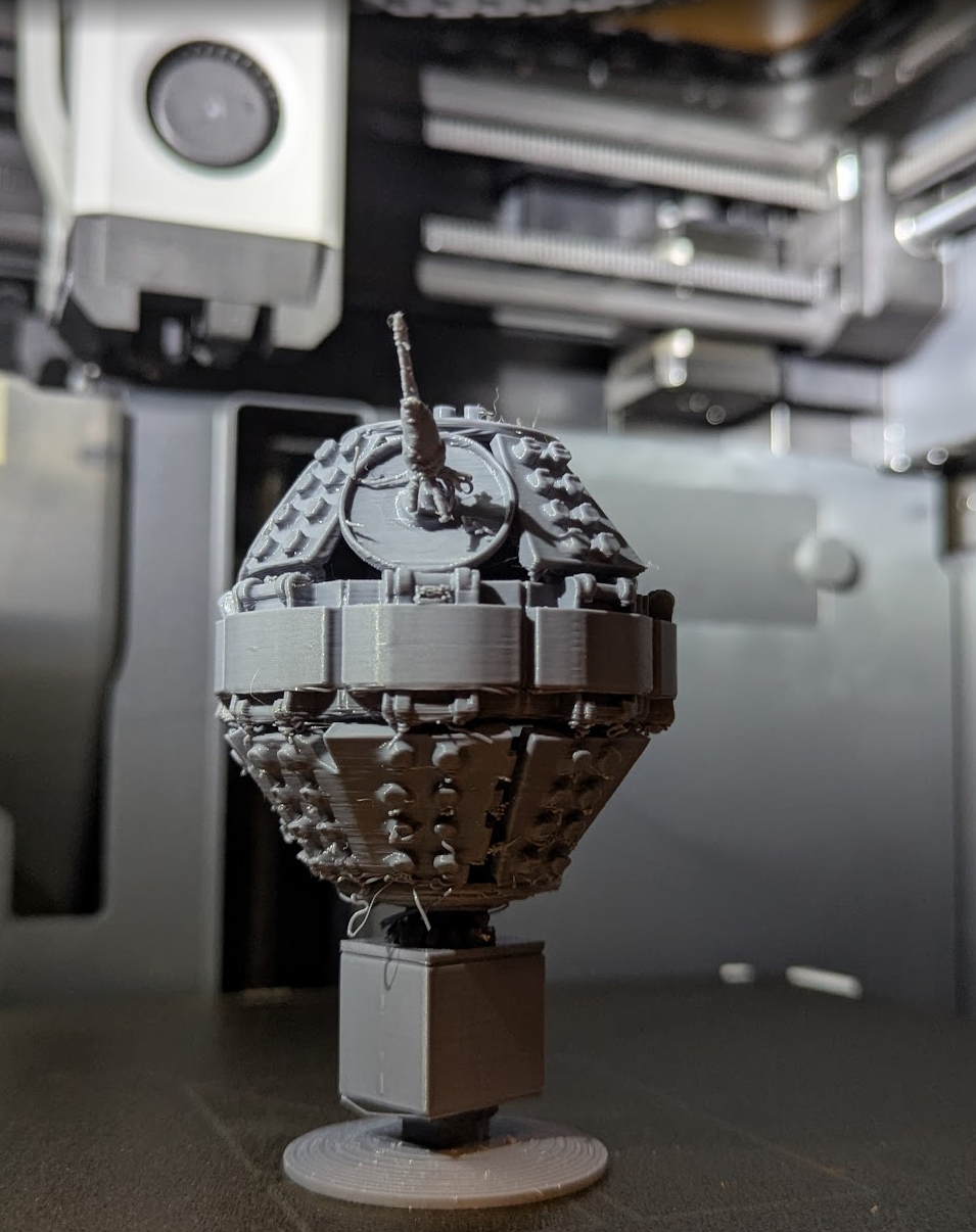 3D-Printed Death Star Replica