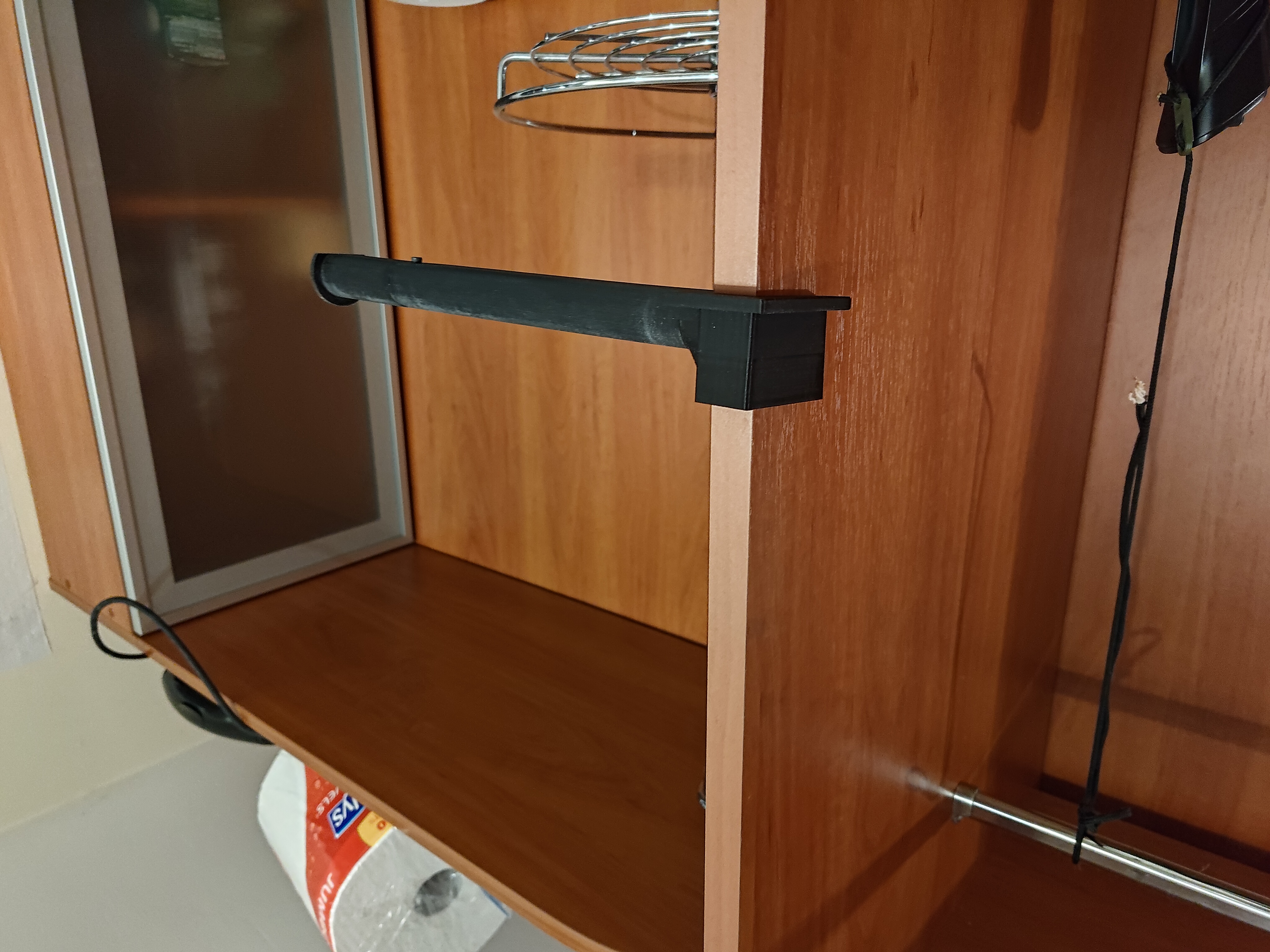 Paper towel holder (Ajustable length, printable on small printers) — miniatura 2