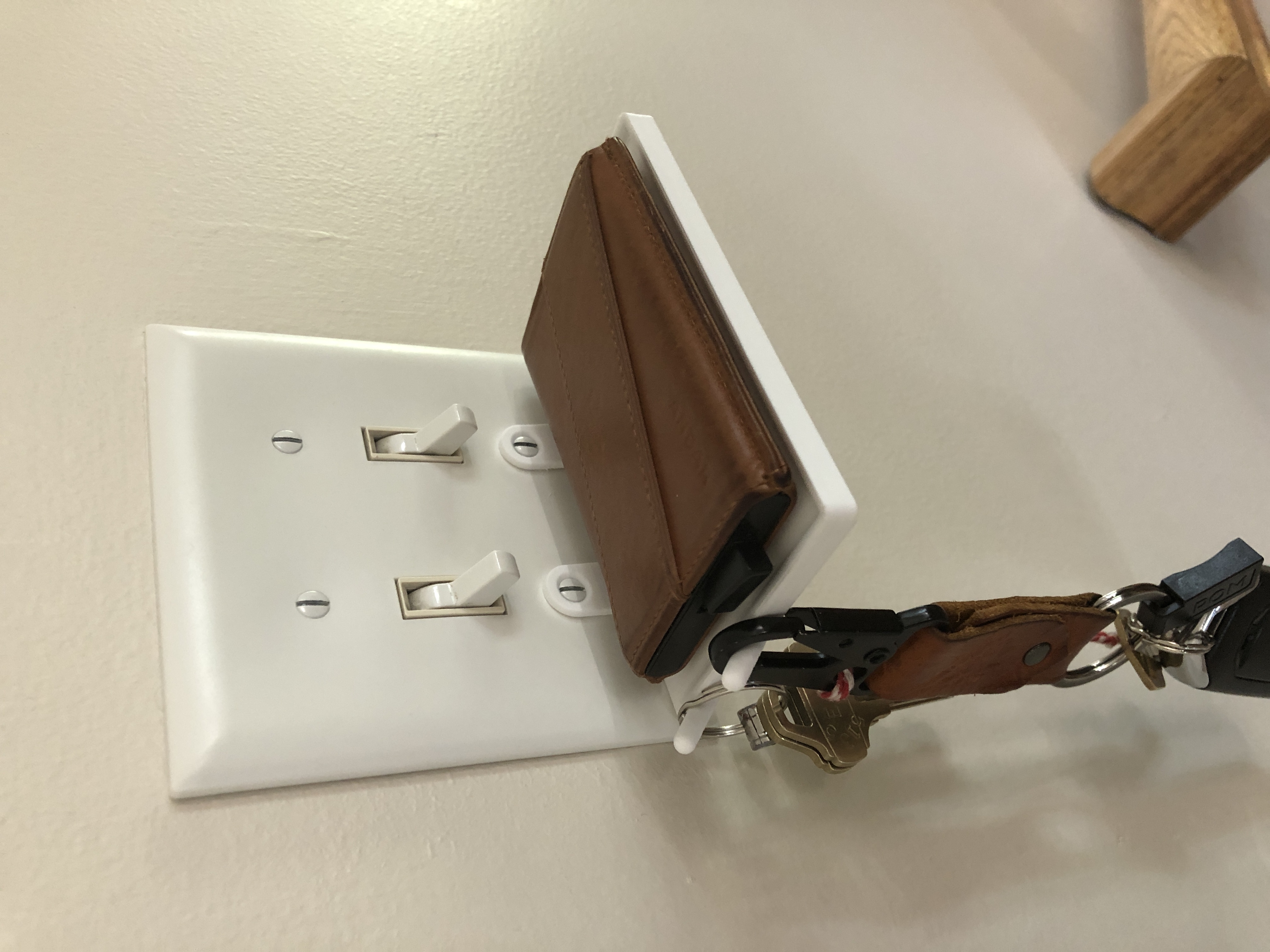 2 Gang Key and Wallet Holder by Shu Download free STL model