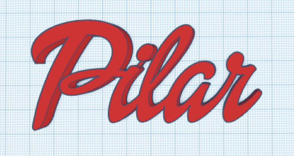 Keychain, name Pilar / Llavero, nombre Pilar by Jorge Sánchez López ...