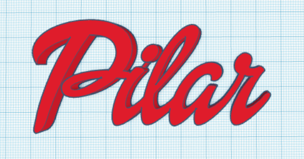 Keychain, name Pilar / Llavero, nombre Pilar by Jorge Sánchez López ...