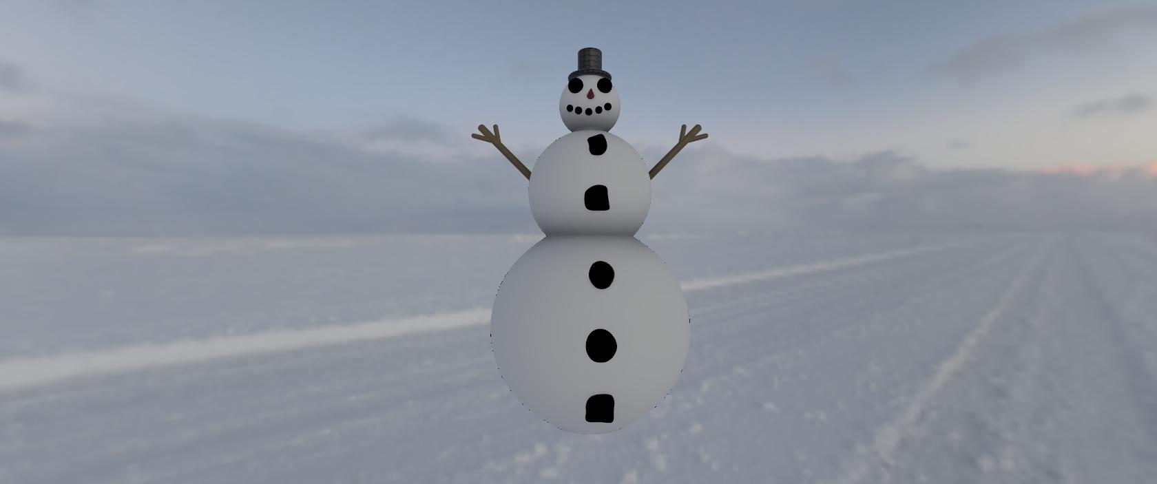 Snowman Christmas decoration