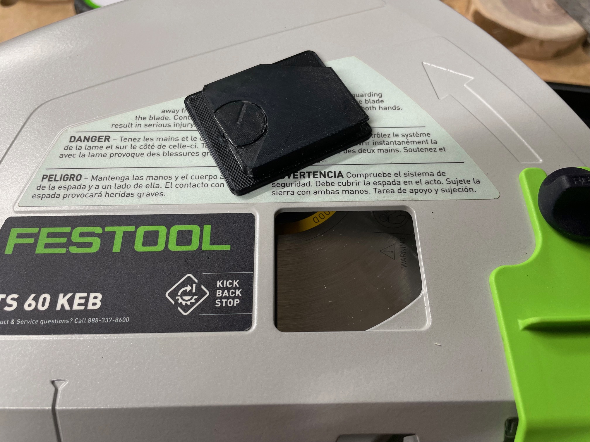 Festool TS60 arbor dust cover by thewoodwork.ca | Download free STL ...