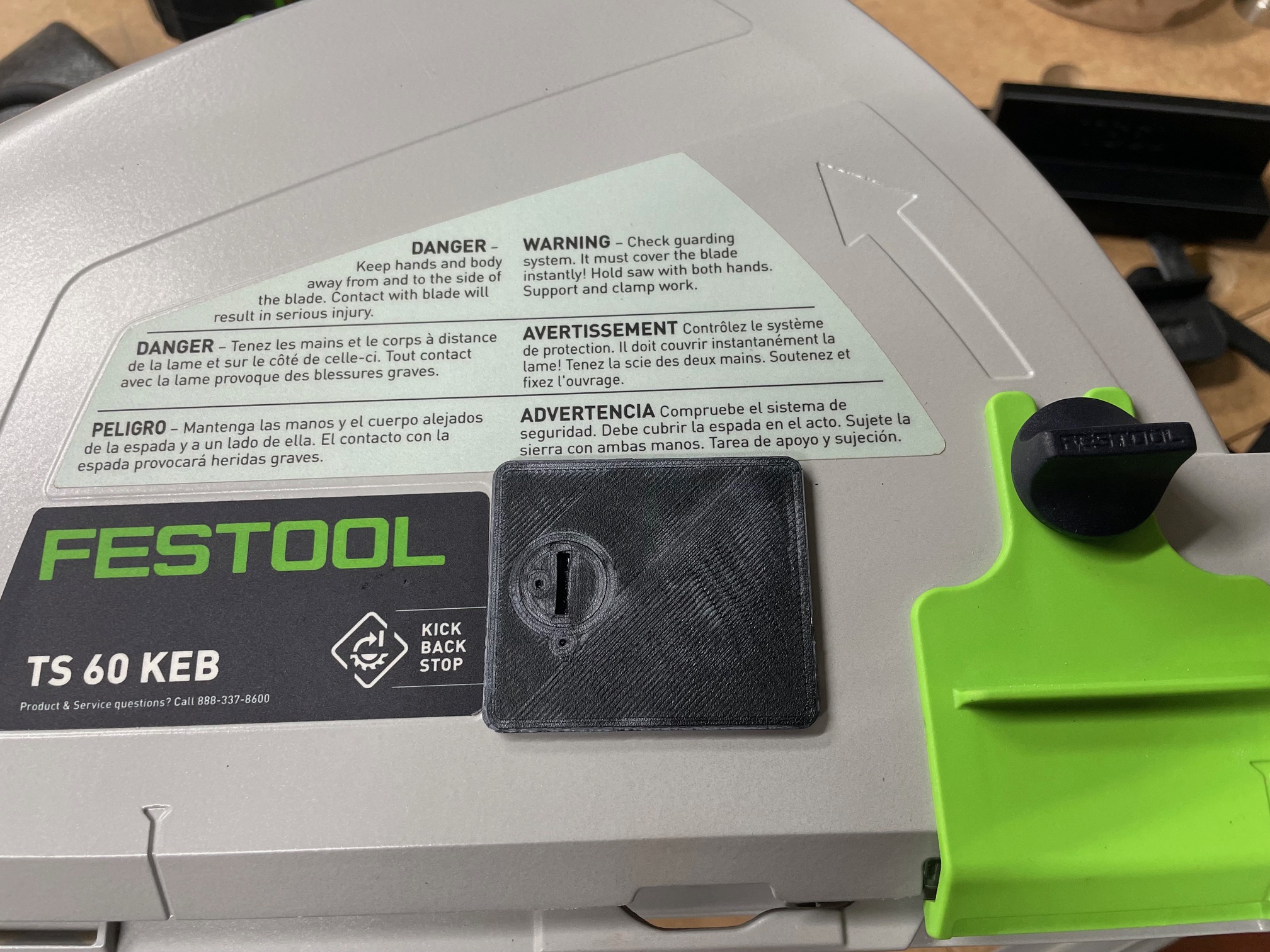 Copertura Antipolvere Per Sega A Binario TS55 - Accessorio Per Controllo Polvere - Installazione Senza Attrezzi