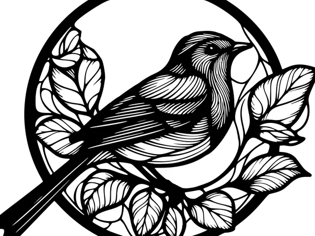 Bird 2 - three colours