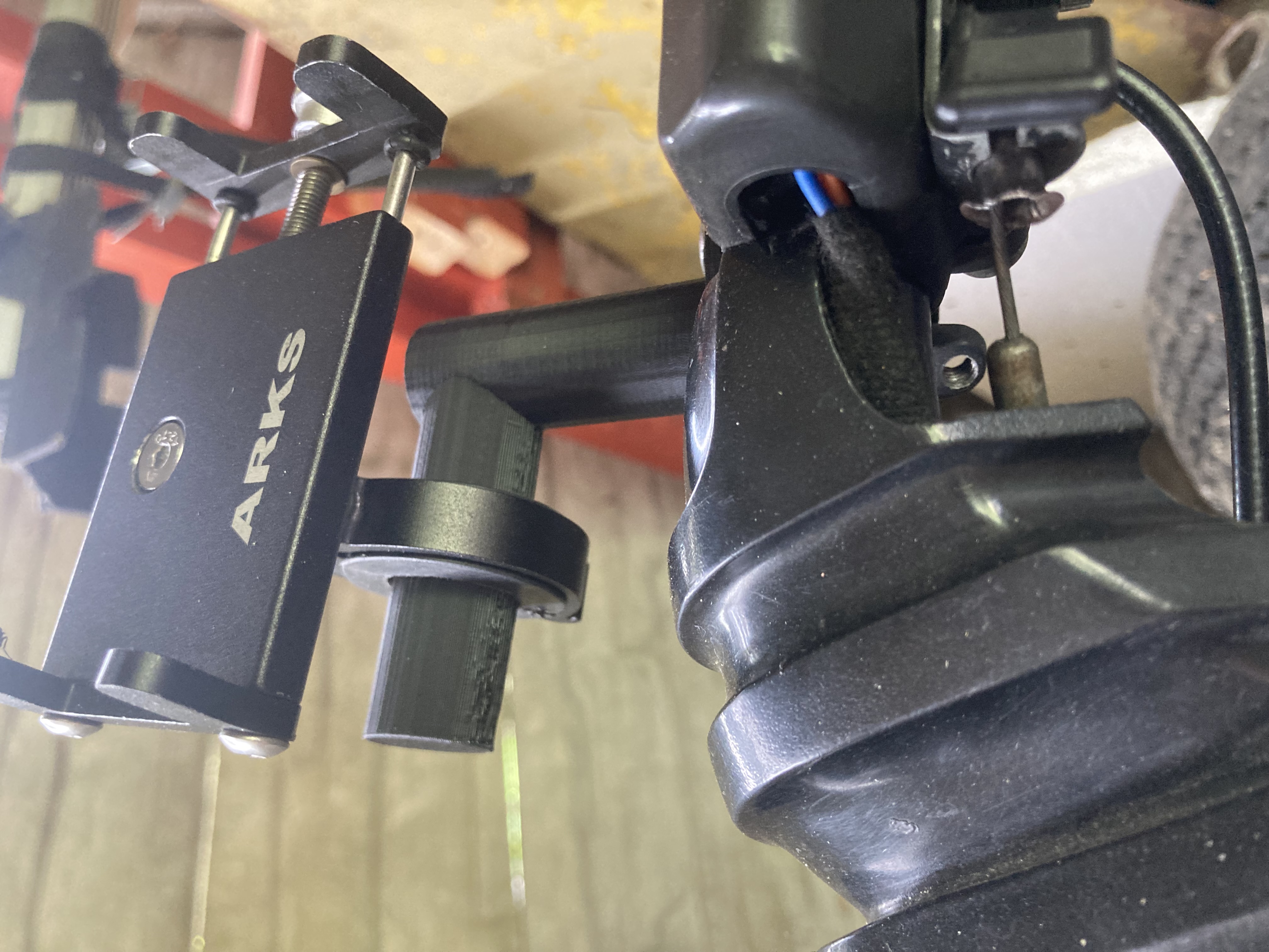 Motorcycle phone mount