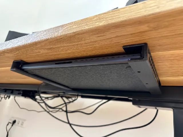Macbook undertable holder