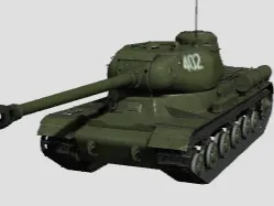 Carro Armato IS-2 WW2 In Miniatura Stampato In 3D Per Giochi Da Tavolo