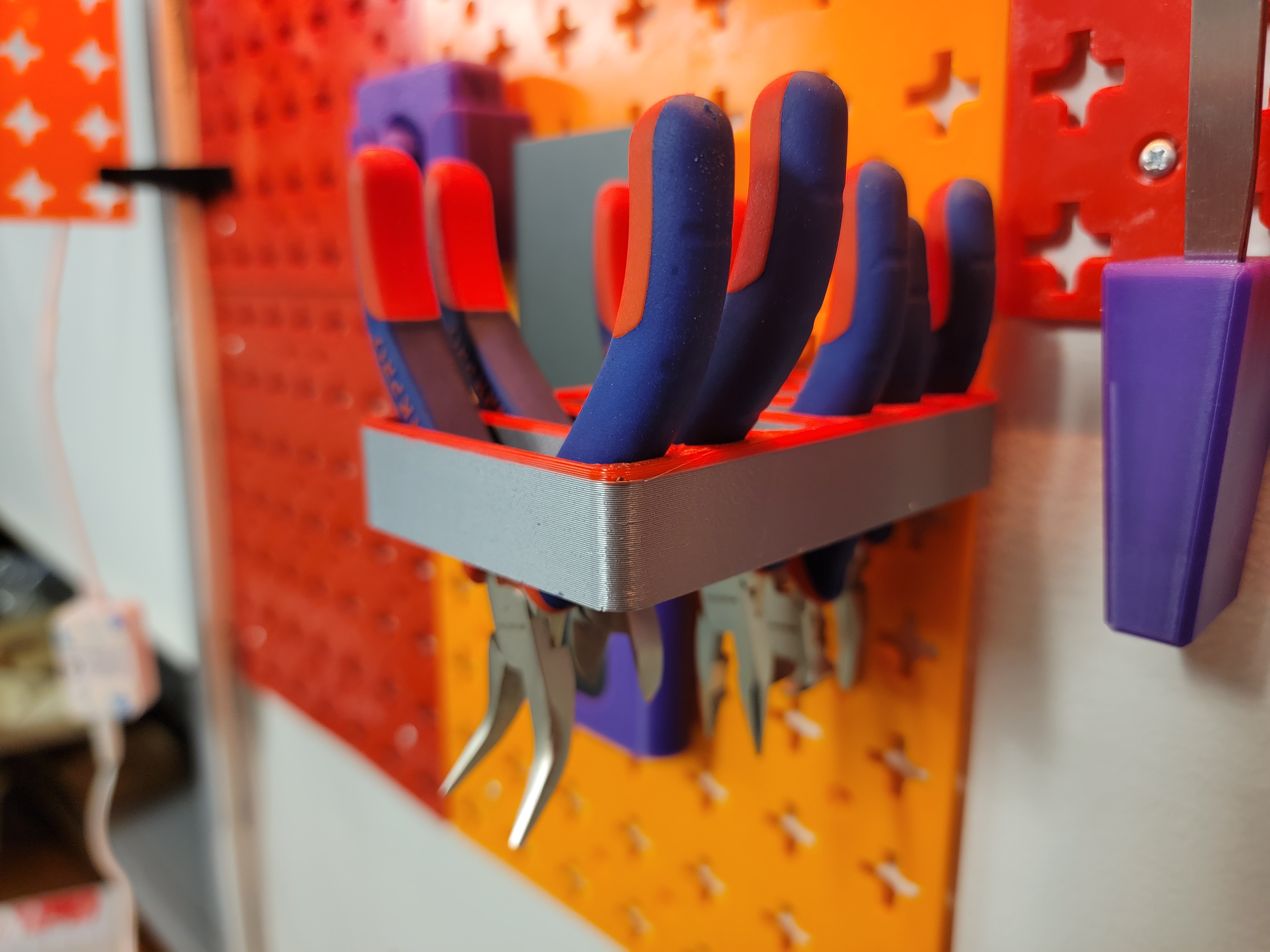 Printy Panels Pliers Holder 3D model thumbnail