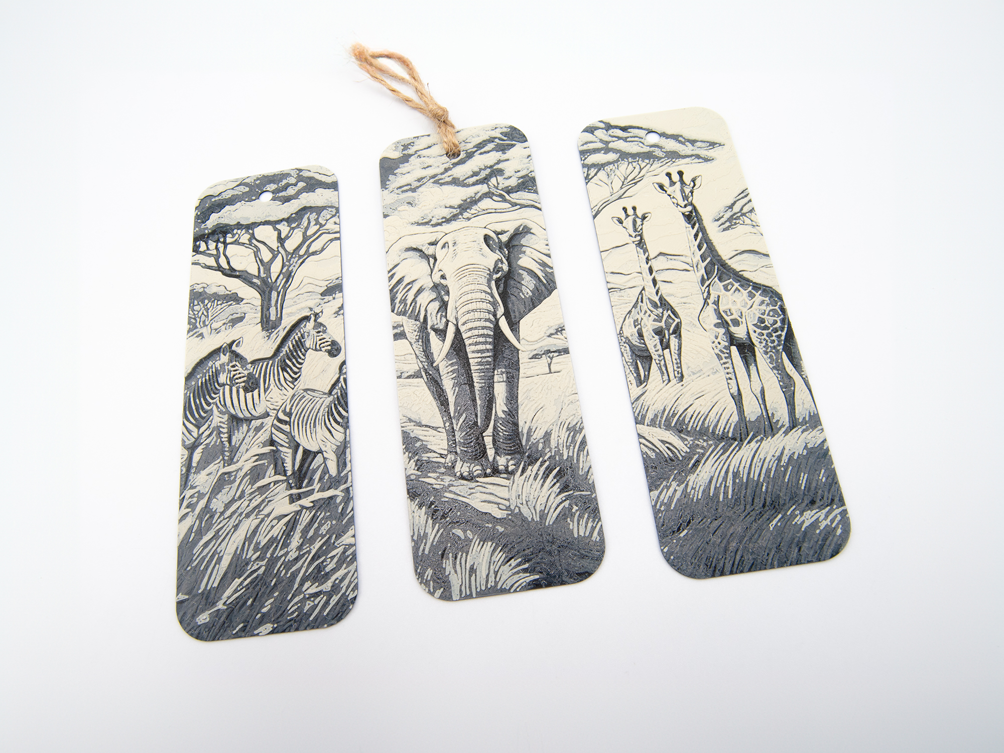 Savanna Wildlife Bookmarks by Bamingo Design | Download free STL model ...