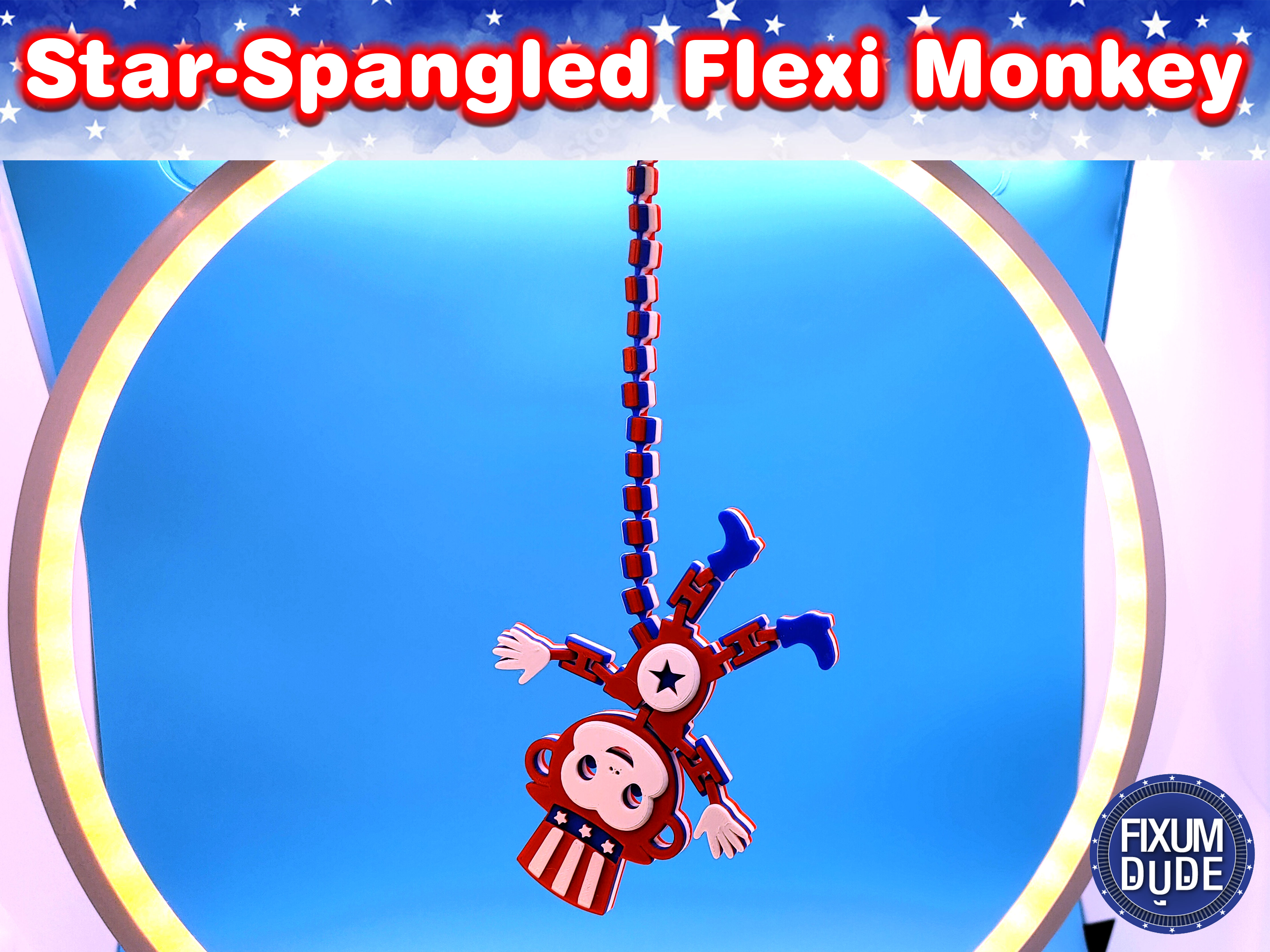 Star-Spangled Flexi Monkey — thumbnail 4