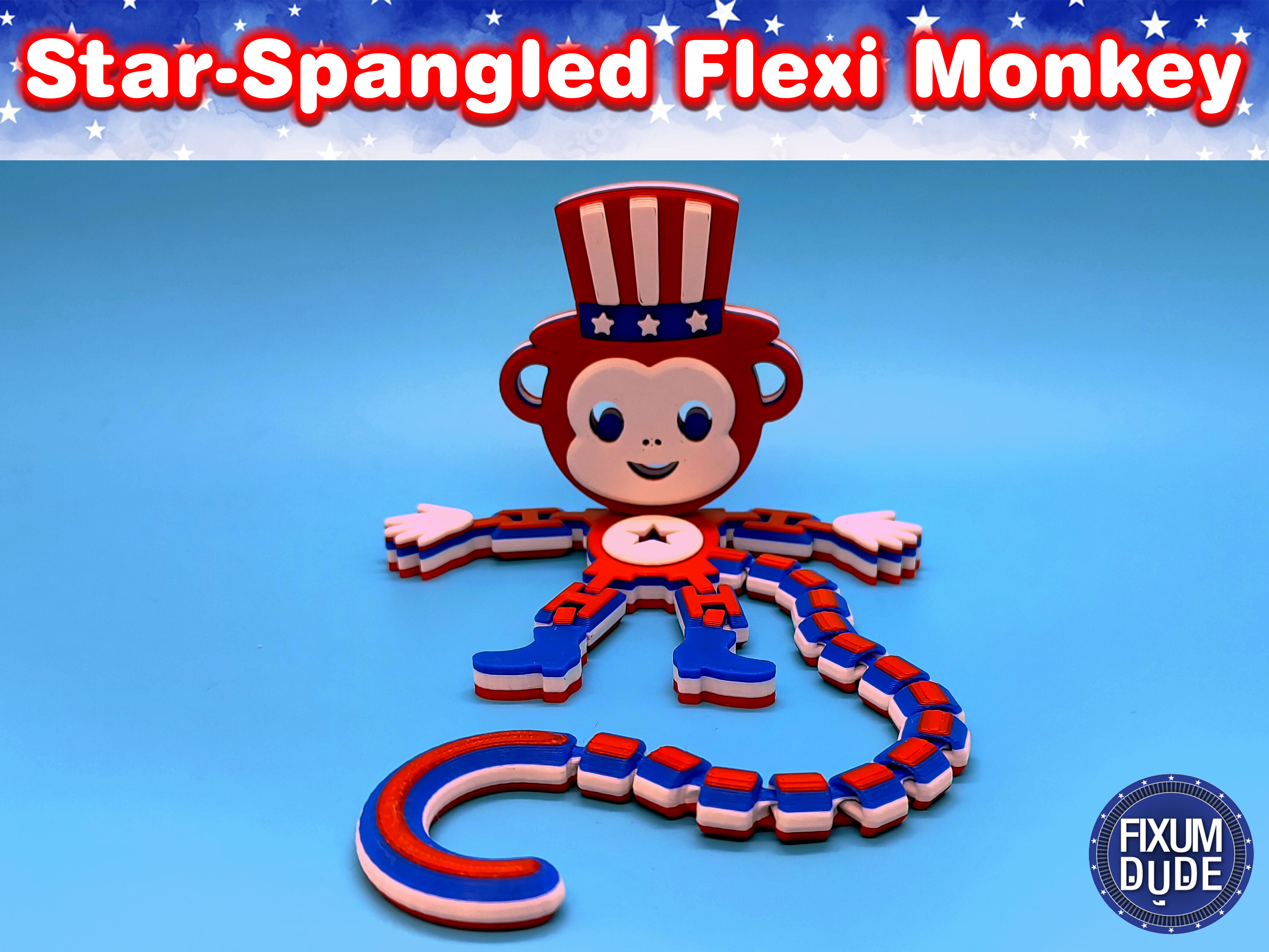 Star-Spangled Flexi Monkey — thumbnail 2