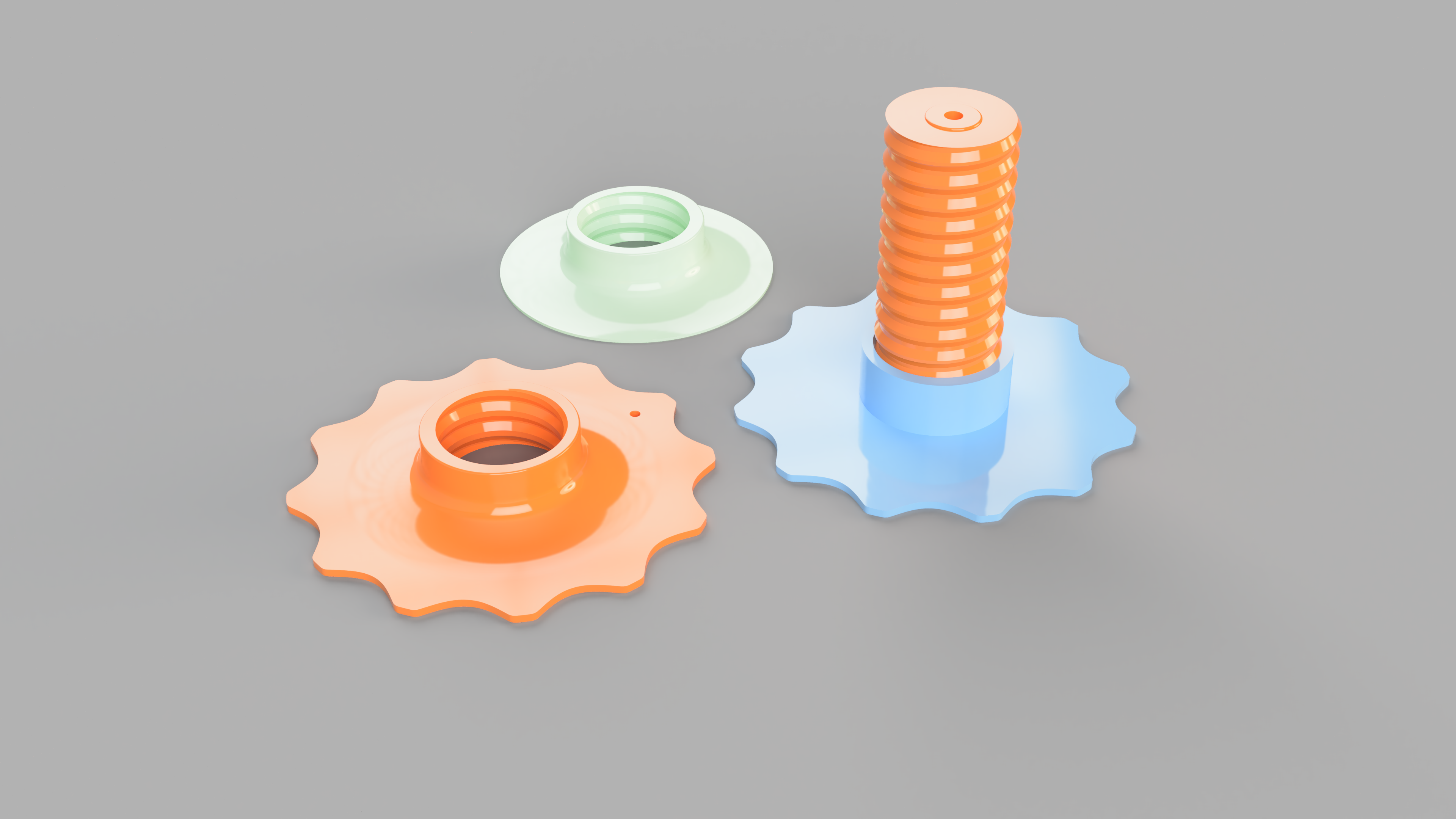 Python - Spool Holder Step Files